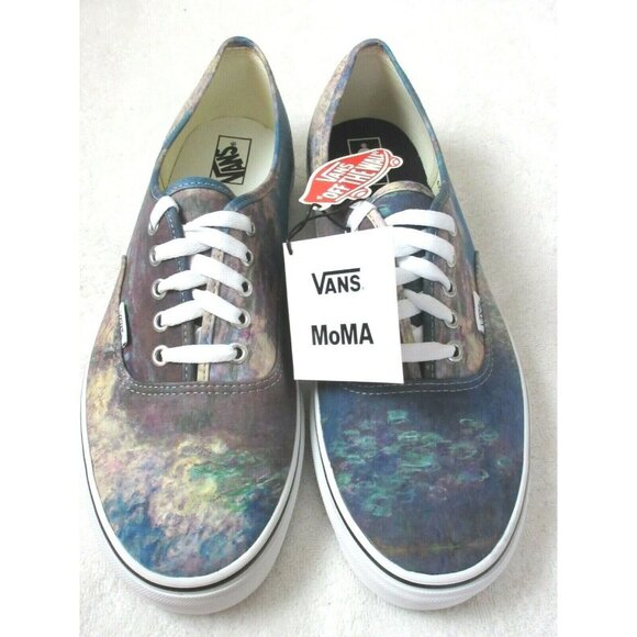COPY - Vans x MoMA Women's Authentic Claude Monet Water Lilies Canvas Shoes Siz… - Picture 4 of 5